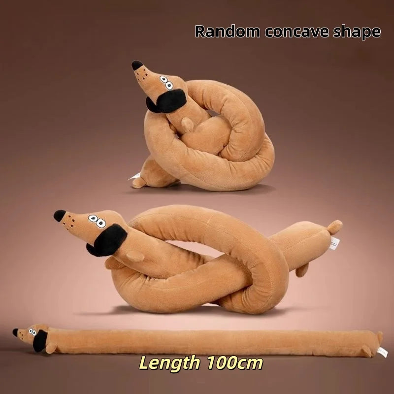 Elongated Snail & Sausage Dog Plush Toy