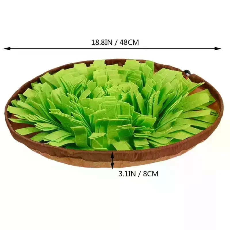 Interactive 3-in-1 Adjustable Pet Snuffle Mat & Foraging Bowl