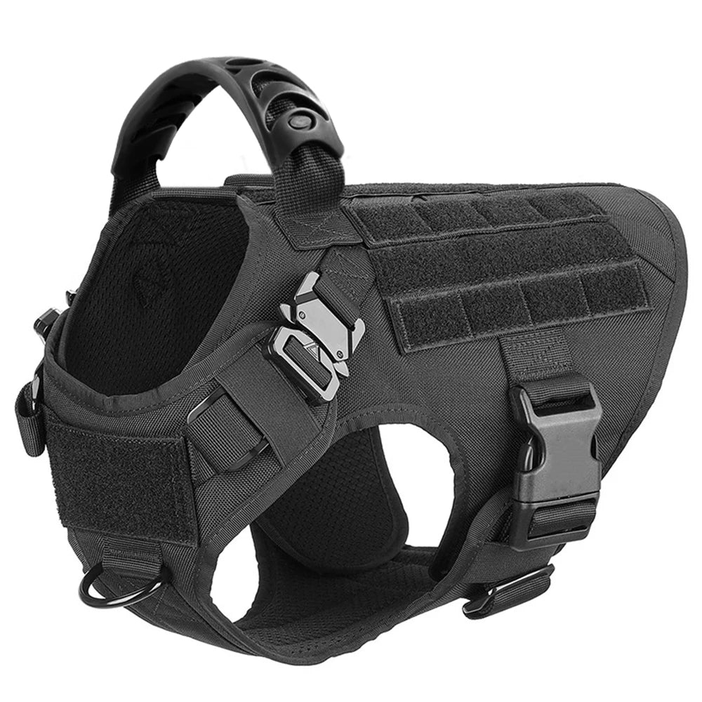 K9 Tactical Military Dog Harness with Ergonomic Control Handle