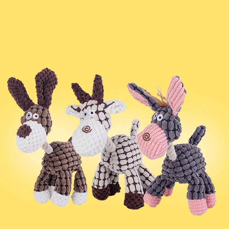 Knotted-Limb Animal Plush Toy