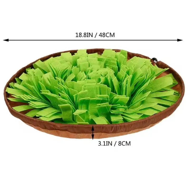 Interactive 3-in-1 Adjustable Pet Snuffle Mat & Foraging Bowl