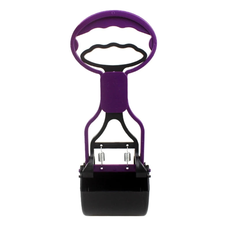 Foldable Long-Handle Pet Pooper Scooper - Sanitary Dog Waste Pick-Up Tool