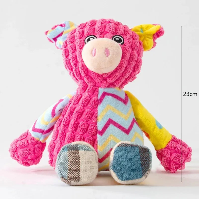 Patchwork Animal Puzzle Plush Toy