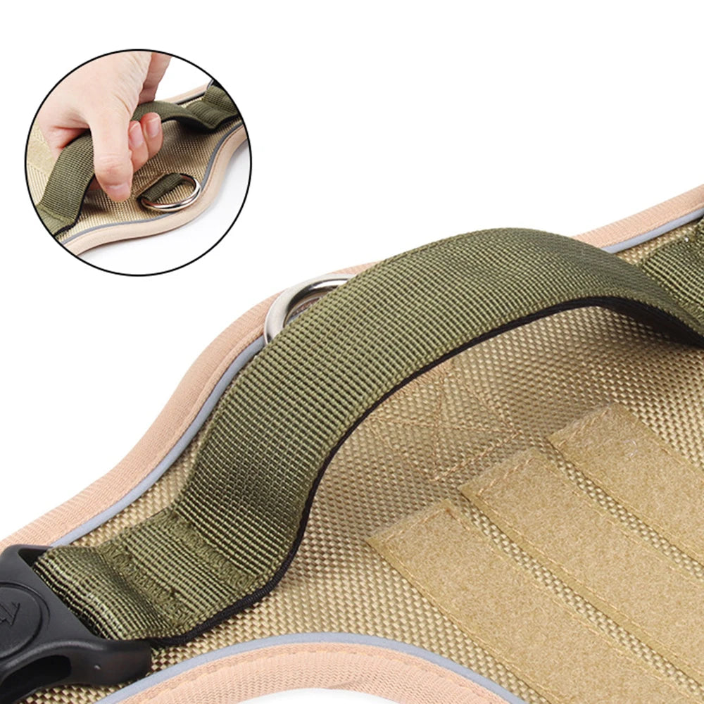 Heavy-Duty Reflective Dog Harness Vest