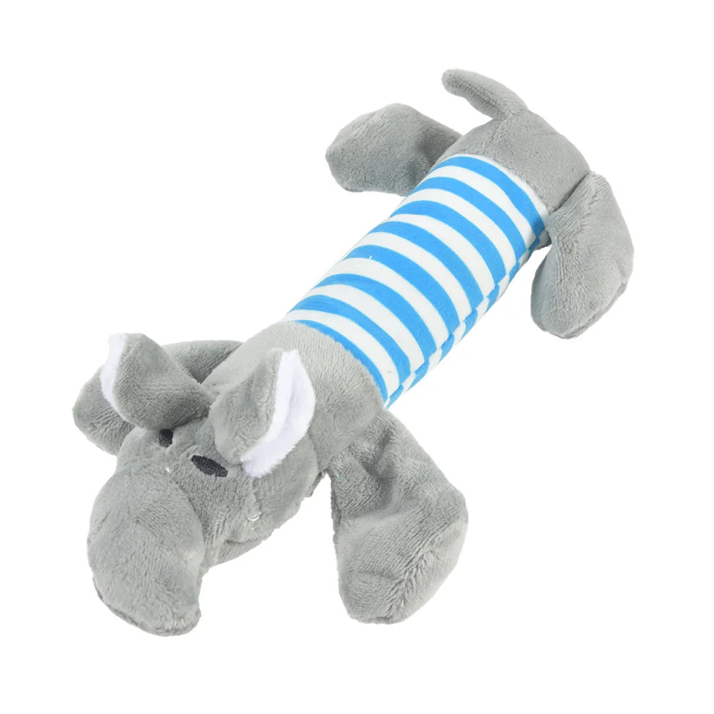 Interactive Plush Animal & Dinosaur Chew Toys