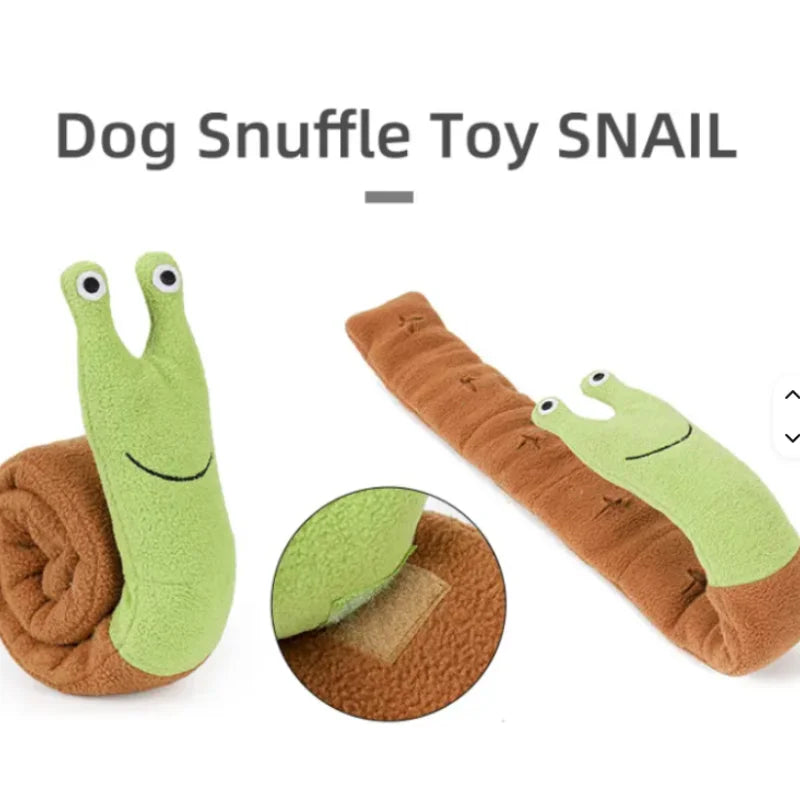 Elongated Snail & Sausage Dog Plush Toy