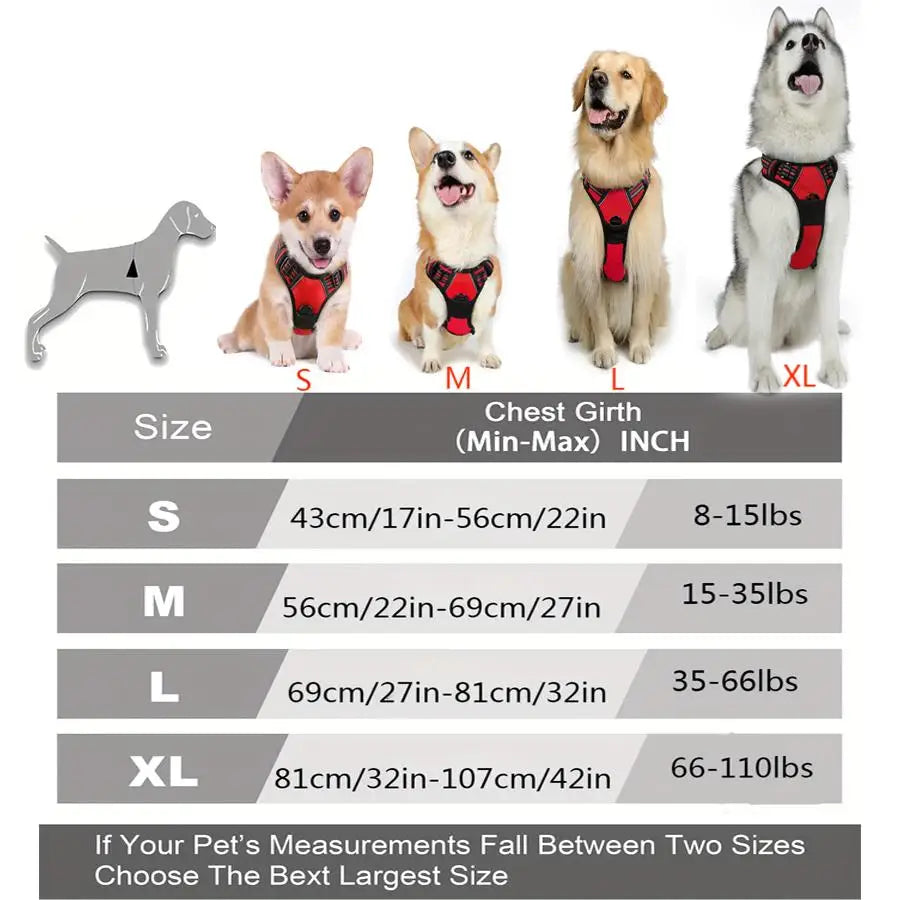 BARKBAY No-Pull Front Clip Dog Harness