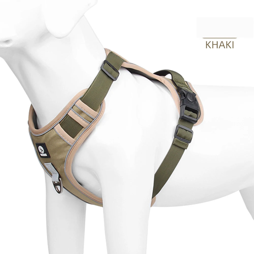 Heavy-Duty 360° Reflective Oxford Dog Harness