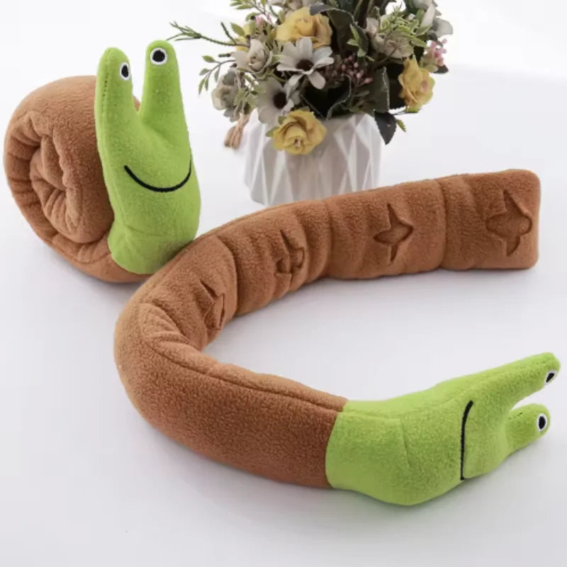 Elongated Snail & Sausage Dog Plush Toy