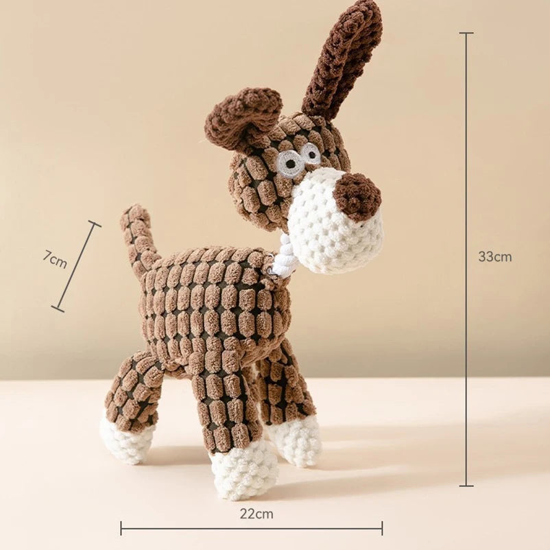 Knotted-Limb Animal Plush Toy