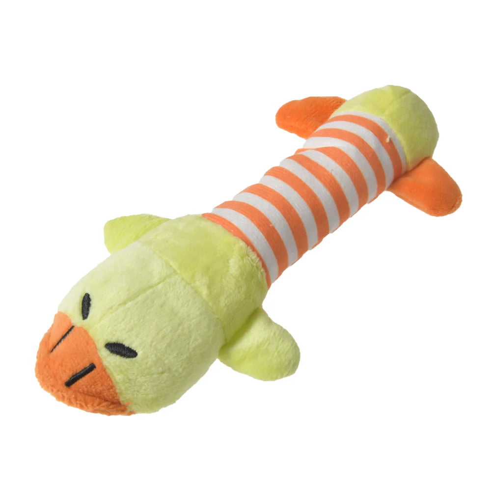 Interactive Plush Animal & Dinosaur Chew Toys
