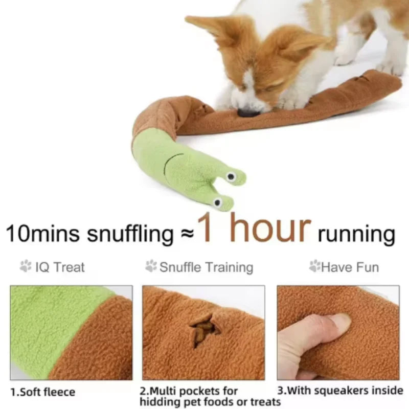 Elongated Snail & Sausage Dog Plush Toy
