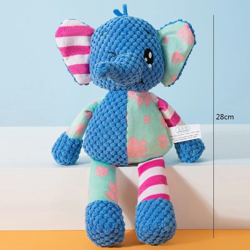 Patchwork Animal Puzzle Plush Toy