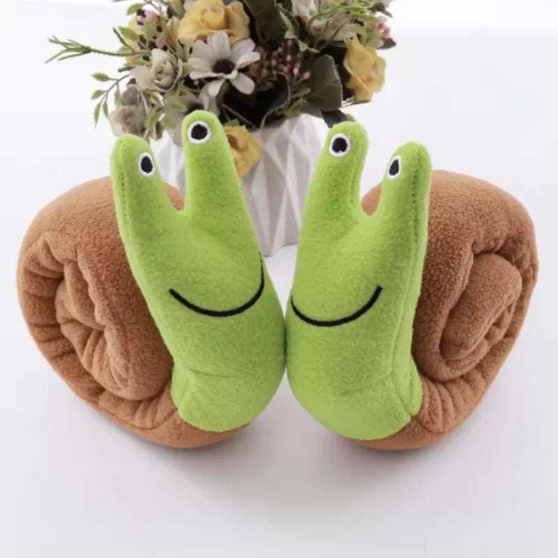 Elongated Snail & Sausage Dog Plush Toy