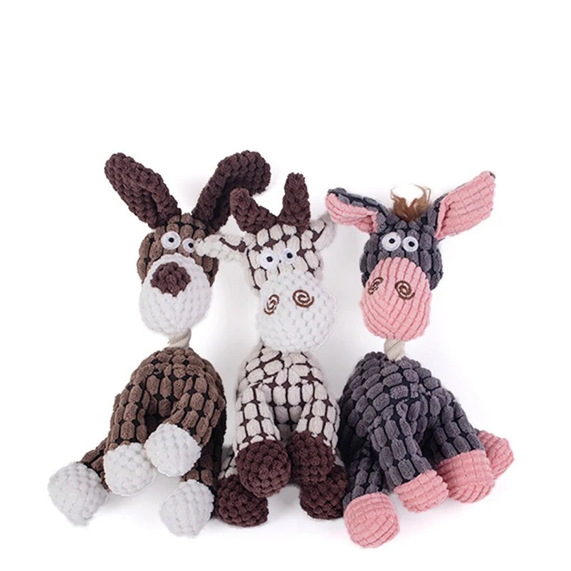 Knotted-Limb Animal Plush Toy