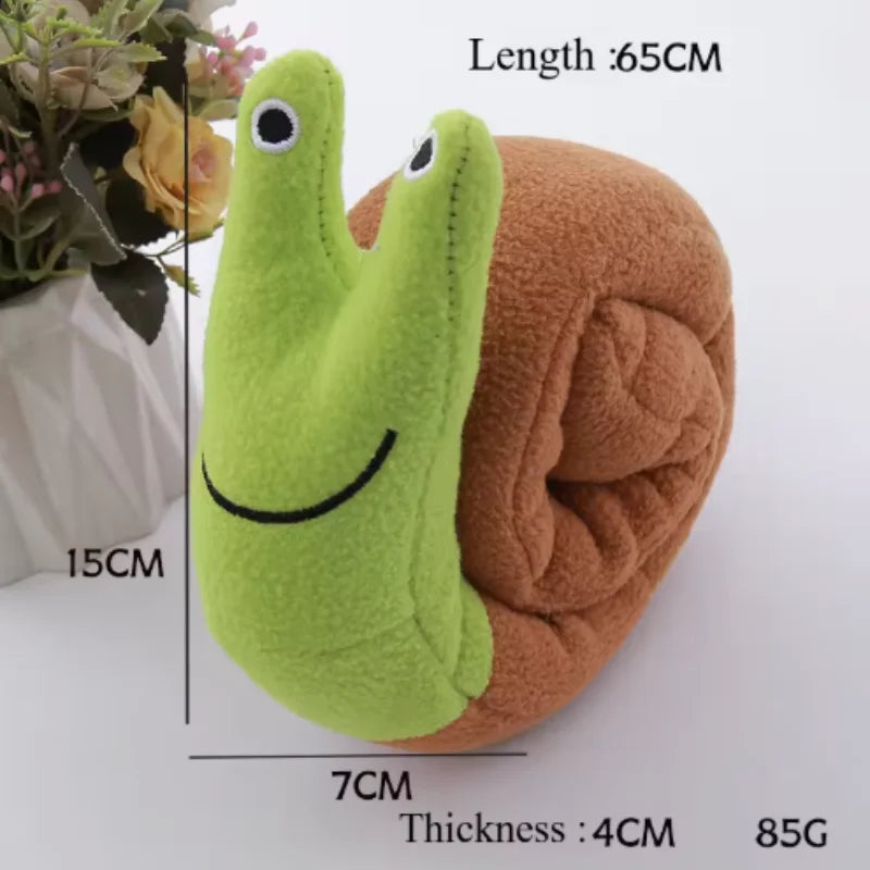 Elongated Snail & Sausage Dog Plush Toy