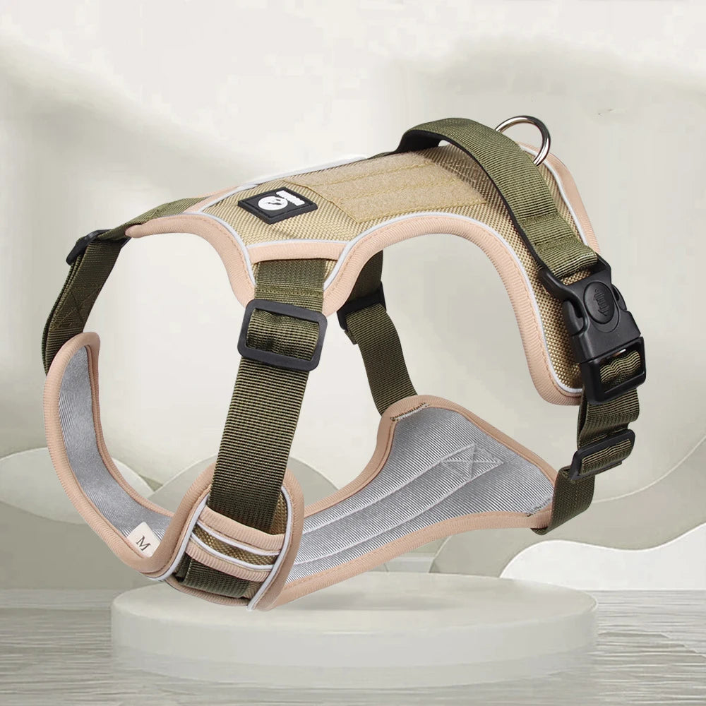 Heavy-Duty 360° Reflective Oxford Dog Harness