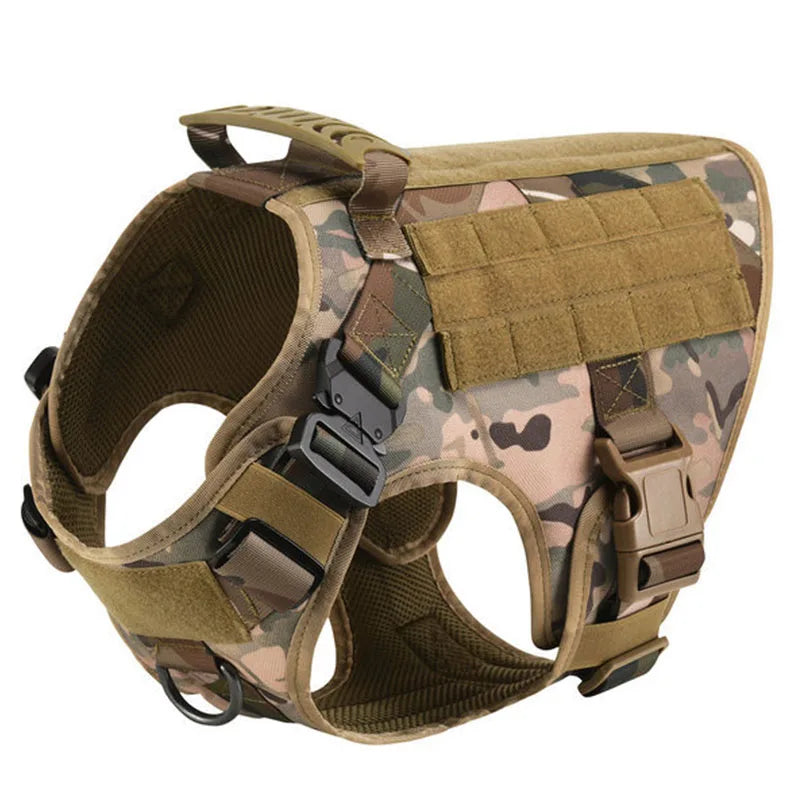 K9 Tactical Military Dog Harness with Ergonomic Control Handle