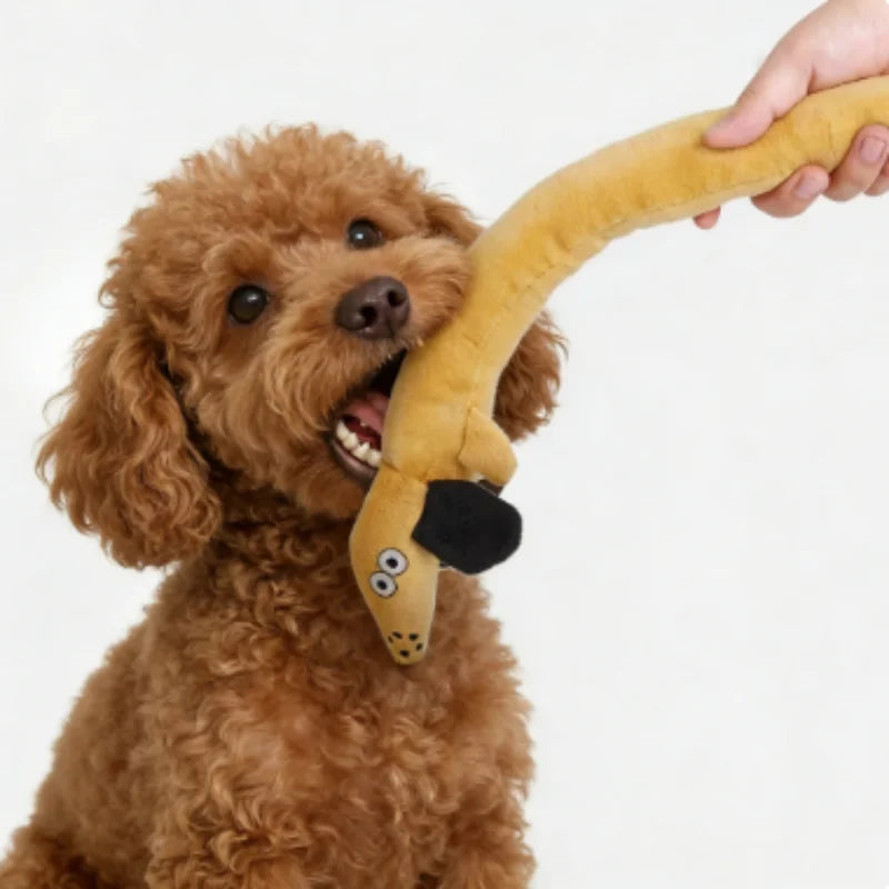 Elongated Snail & Sausage Dog Plush Toy