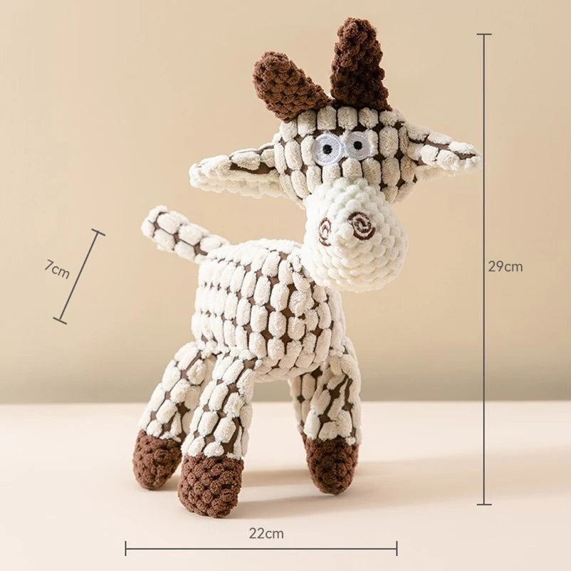 Knotted-Limb Animal Plush Toy