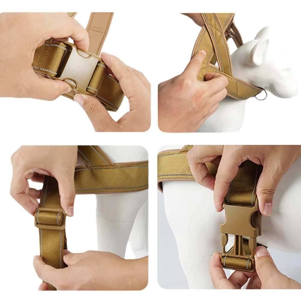 Heavy-Duty Tactical Dog Harness