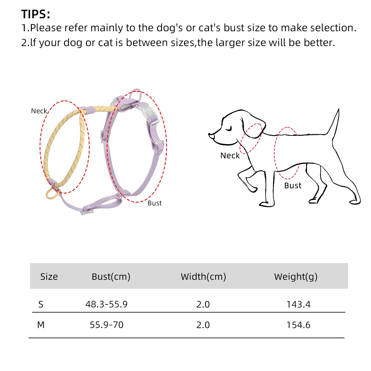 Light Luxury Minimalist PVC & Nylon Dog Harness