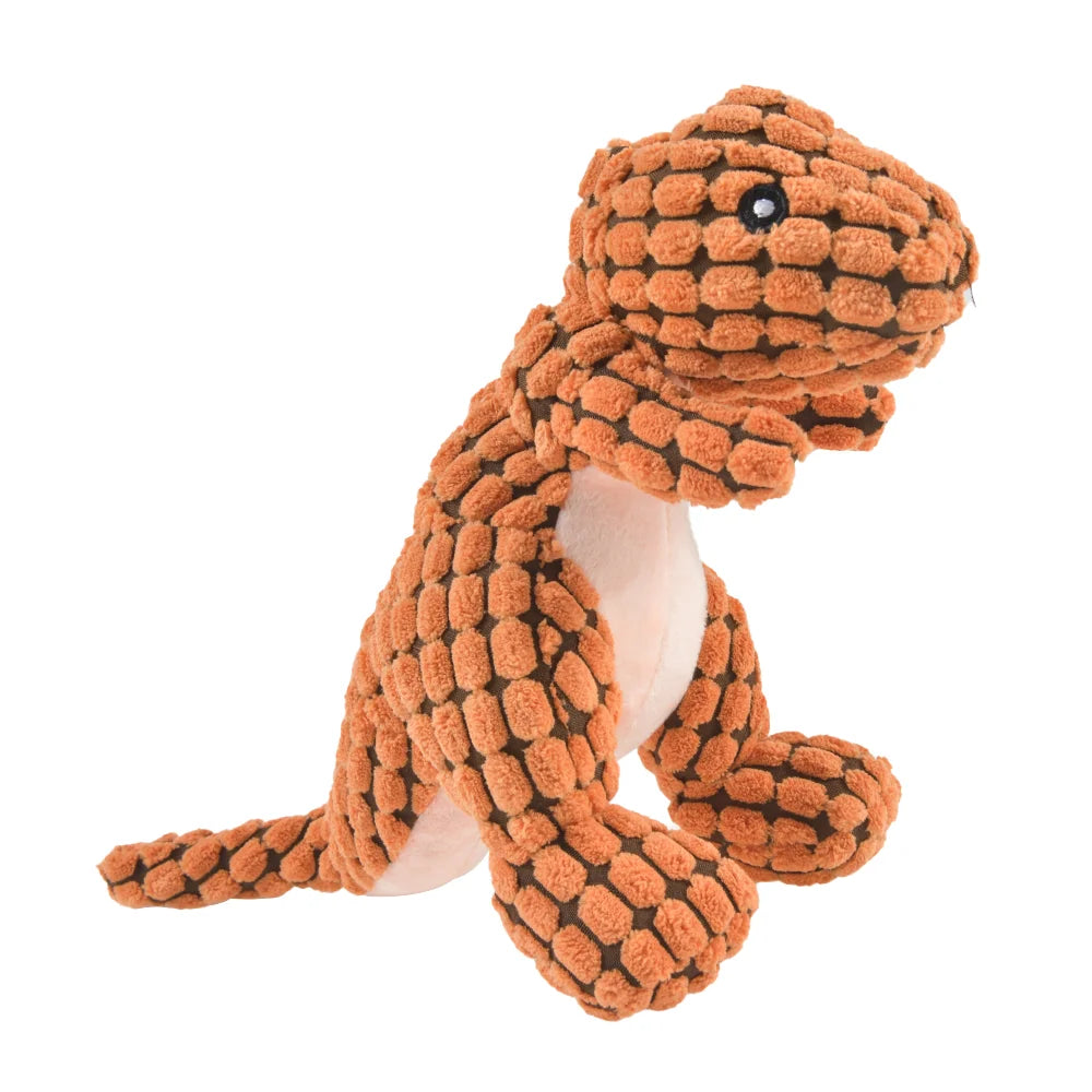 Interactive Plush Animal & Dinosaur Chew Toys