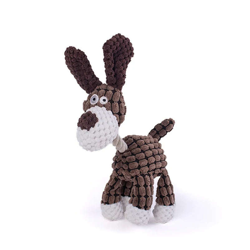 Knotted-Limb Animal Plush Toy