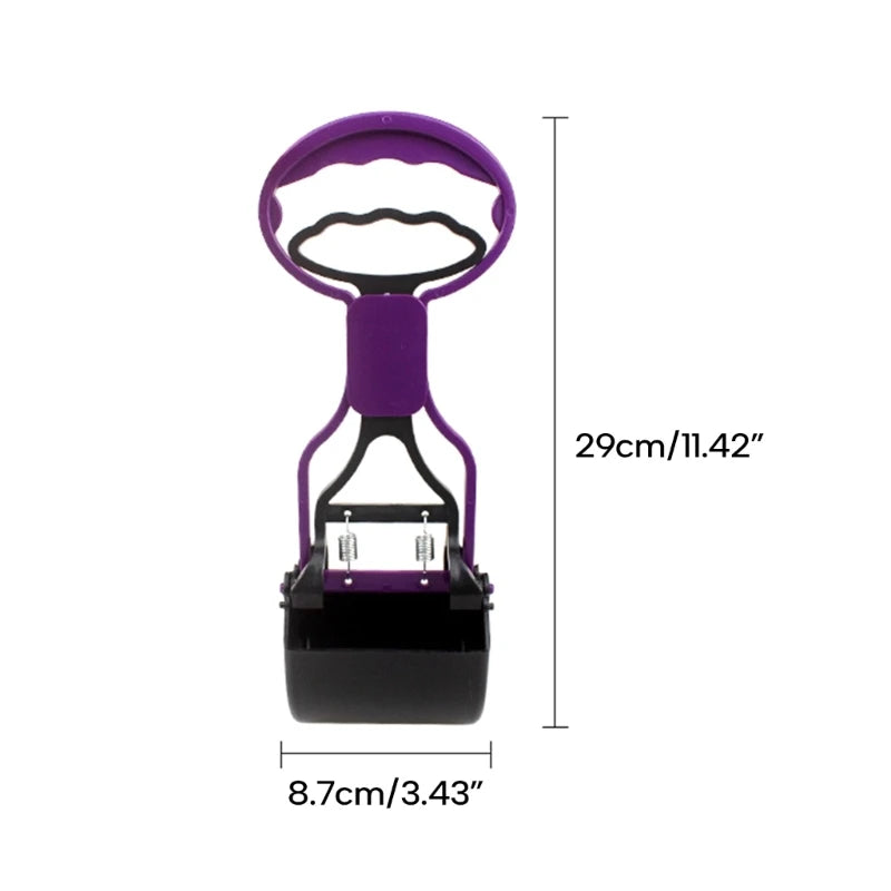 Foldable Long-Handle Pet Pooper Scooper - Sanitary Dog Waste Pick-Up Tool
