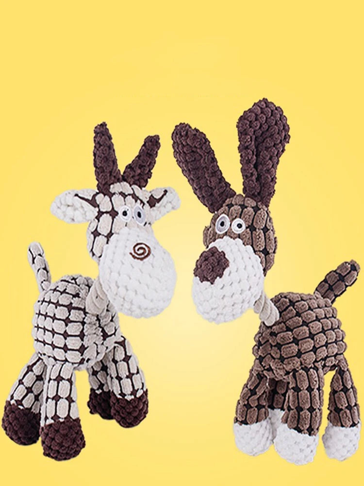 Knotted-Limb Animal Plush Toy
