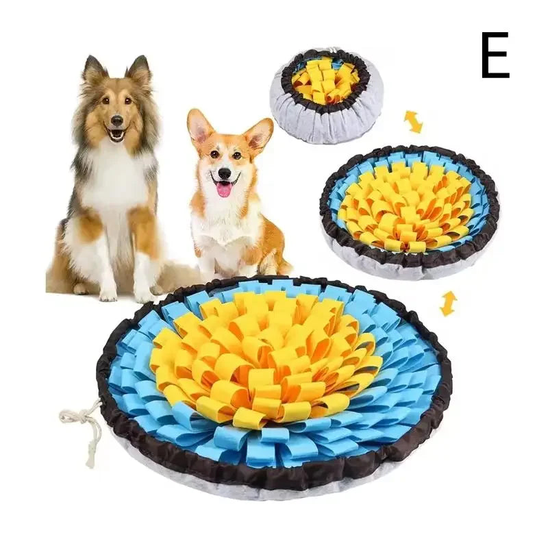 Interactive 3-in-1 Adjustable Pet Snuffle Mat & Foraging Bowl