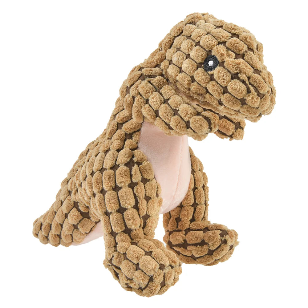Interactive Plush Animal & Dinosaur Chew Toys