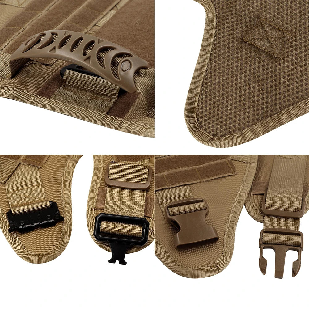 K9 Tactical Military Dog Harness with Ergonomic Control Handle