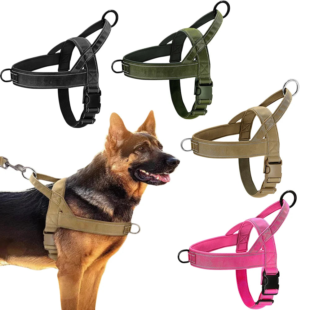 Heavy-Duty Tactical Dog Harness