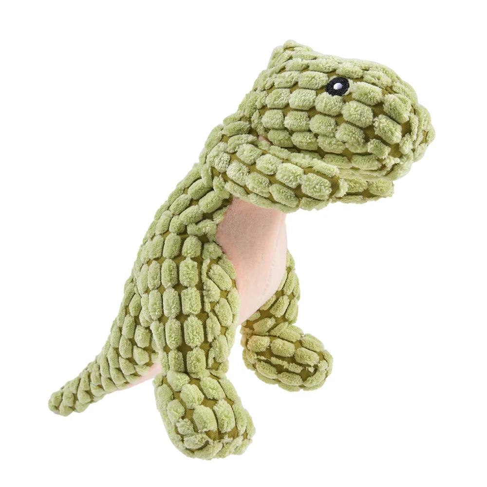 Interactive Plush Animal & Dinosaur Chew Toys
