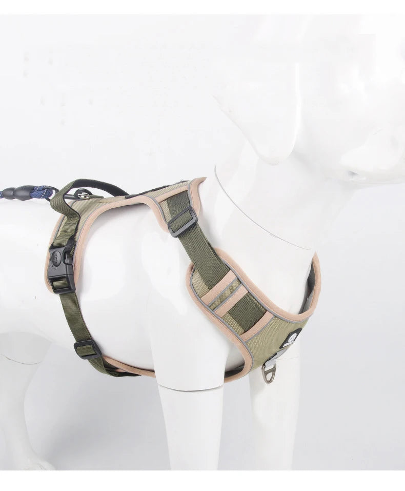 Heavy-Duty 360° Reflective Oxford Dog Harness