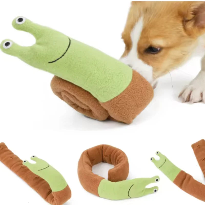Elongated Snail & Sausage Dog Plush Toy