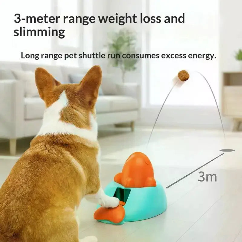 Little Whale Interactive Treat Catapult & Clicker Toy Feeder