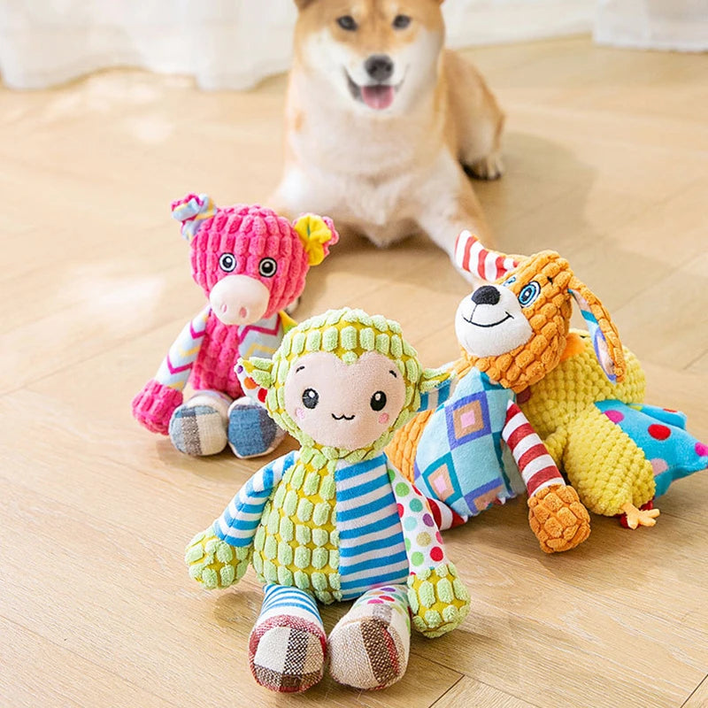 Patchwork Animal Puzzle Plush Toy