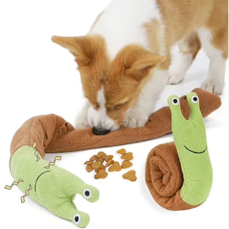 Elongated Snail & Sausage Dog Plush Toy