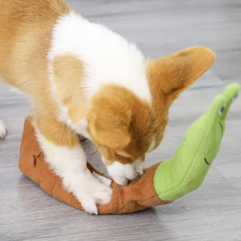 Elongated Snail & Sausage Dog Plush Toy